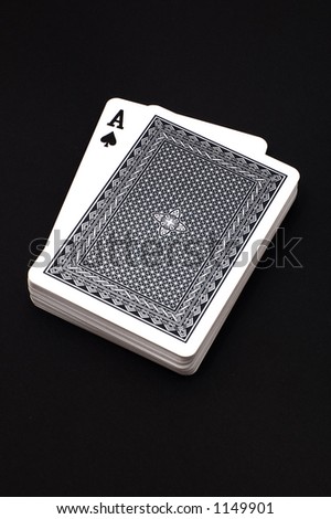 Deck of Cards with Ace of Spade