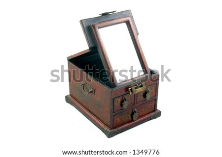 Ancient Chinese Makeup Cosmetics Box