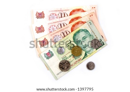 Singapore Dollars and Coins