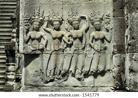 Carving of Apsara