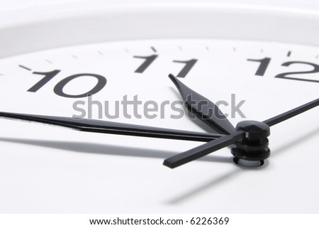 Close up of Clock Hands