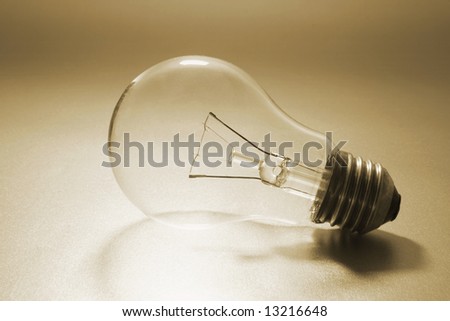 Light Bulb with Warm Tone
