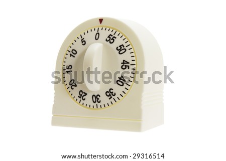 Premium Photo  Kitchen timer isolated on white background