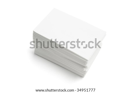 Blank Name Cards