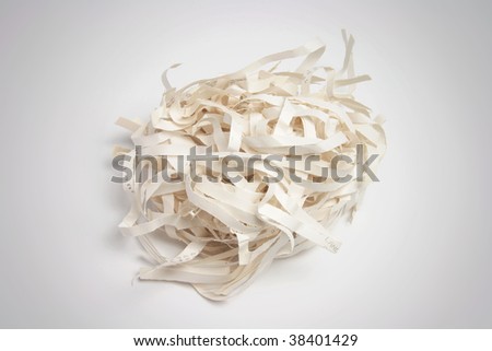 Paper Shreddings on Seamless Background