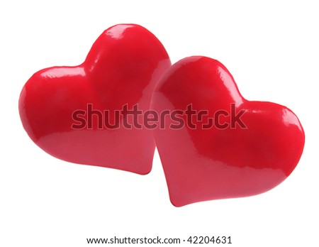 red love heart background. stock photo : Red Love Hearts