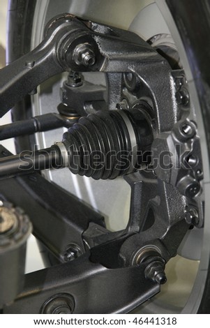 car bearing and wheel brake with facing