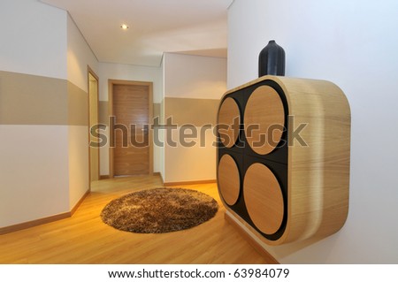 Modern apartment hall decoration