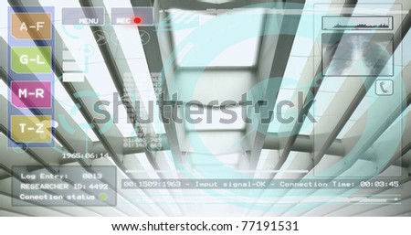 High tech medical facility background