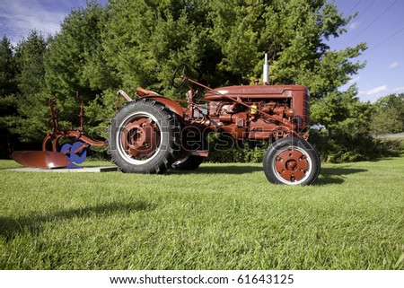 Side View Tractor