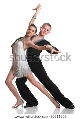 couple ballroom dancing