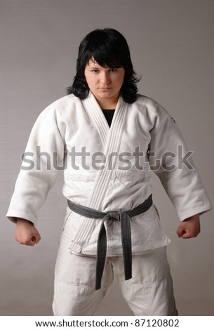 studio photography of girls judo