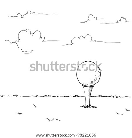 Golf Ball Sketch