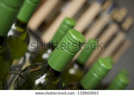 photo of wine bottles on a wine rack