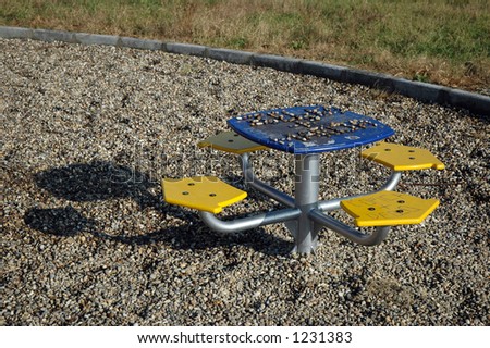 Play table for children..without children to play around
