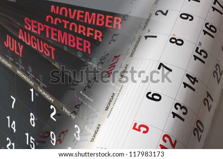Composite of Calendar Pages