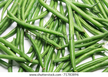 Close Up of French Beans