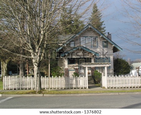 Craftsman house front