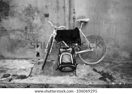 old street bicycle