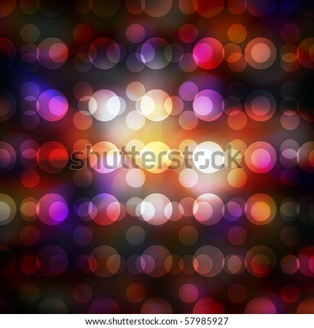 colorful orb bokeh abstract background