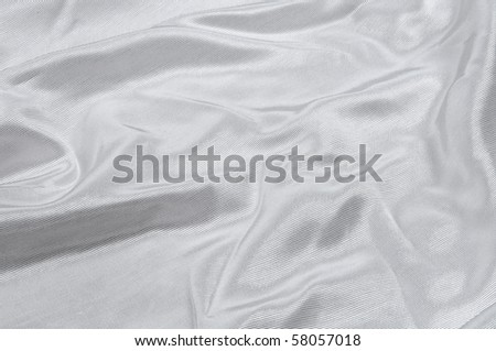 sliver wrinkled silk cloth