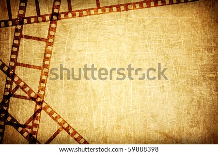 vintage scratch background with film frame - Stock Image - Everypixel