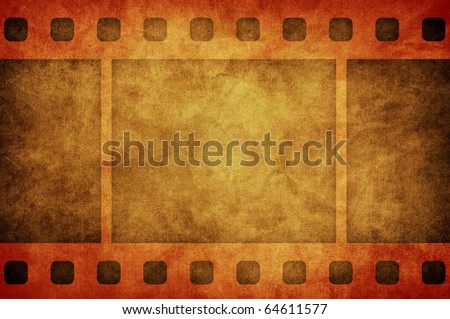 grain film strip with space for your image