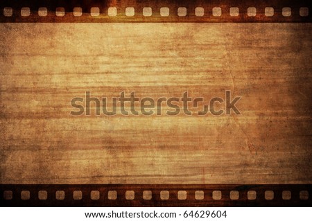 film frame with motion background
