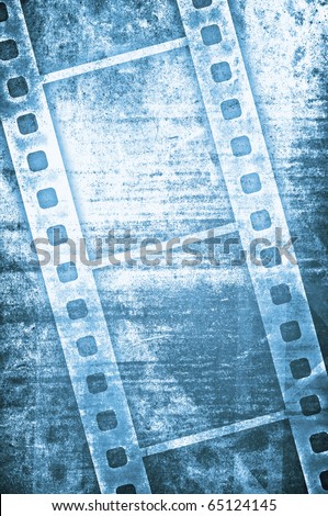 grain blue film stripe