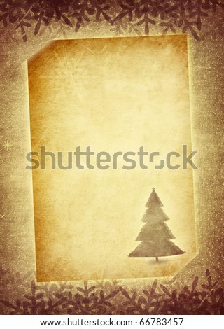 christmas vintage glow letter background