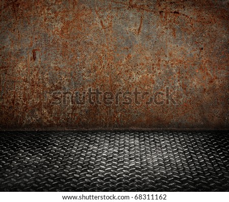 stock photo rusty steel room Save to a lightbox Please Login