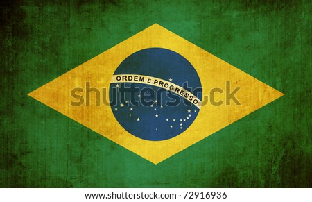 brazil vintage flag