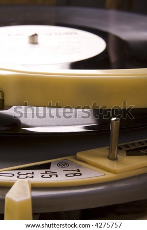 Old vinyl  player