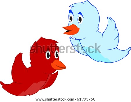 Cartoon Birds on Vector Cartoon Birds   61993750   Shutterstock