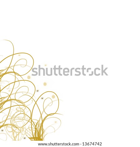 abstract decorative background on white and brown color