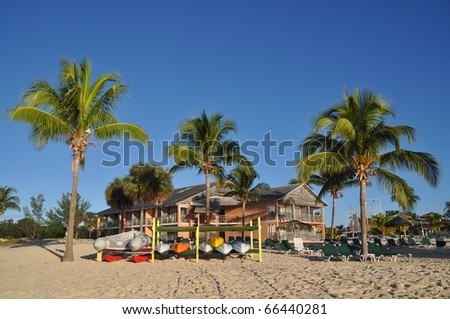 fantastic beach resort at Grand Bahama Island, Bahamas