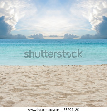 sand of beach Thailand sea