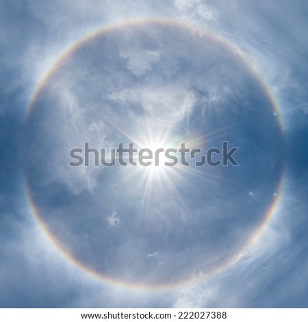 Corona ring of sun