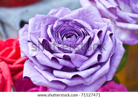 Purple Rose Paper