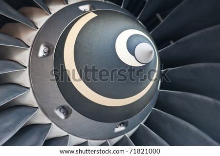 Turbine Blades of An Aircraft Jet Engine
