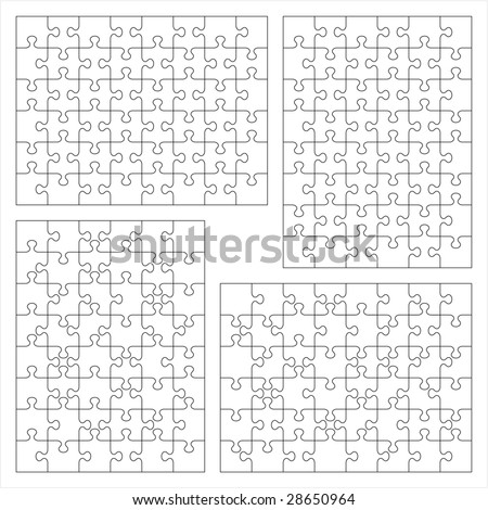 stock photo : Jigsaw puzzle jigsaw puzzle template. stock photo : Jigsaw puzzle