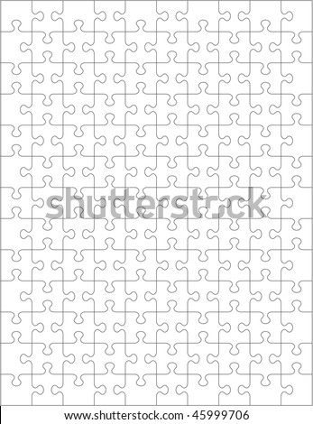 jigsaw puzzle template. stock photo : Jigsaw puzzle