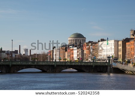 The Four Courts in Dublin City, Ireland