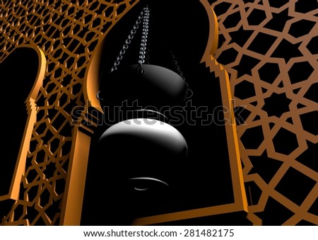 Ramadan lantern - ramadan background