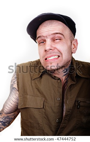 stock photo Man with tattoos