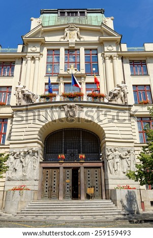 New City Hall (Nova Radnice) is seat of Mayor of Prague, Prague City Council, political committees and clubs and some Prague City Hall departments.