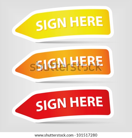 Sign Stickers