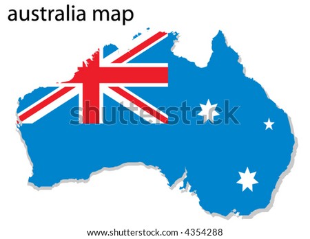 Australia Map Vector