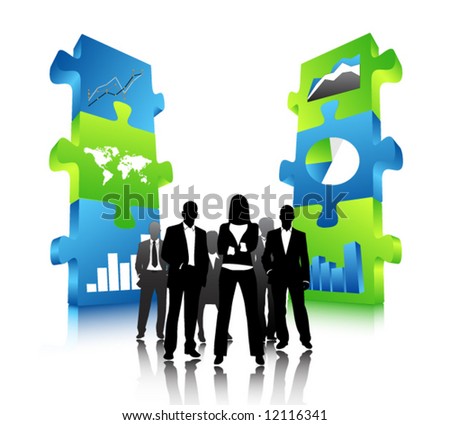 stock images of people. stock vector : Business people