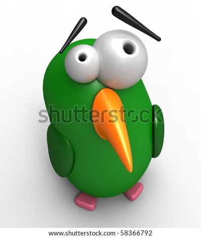 funny bird. stock photo : Funny bird